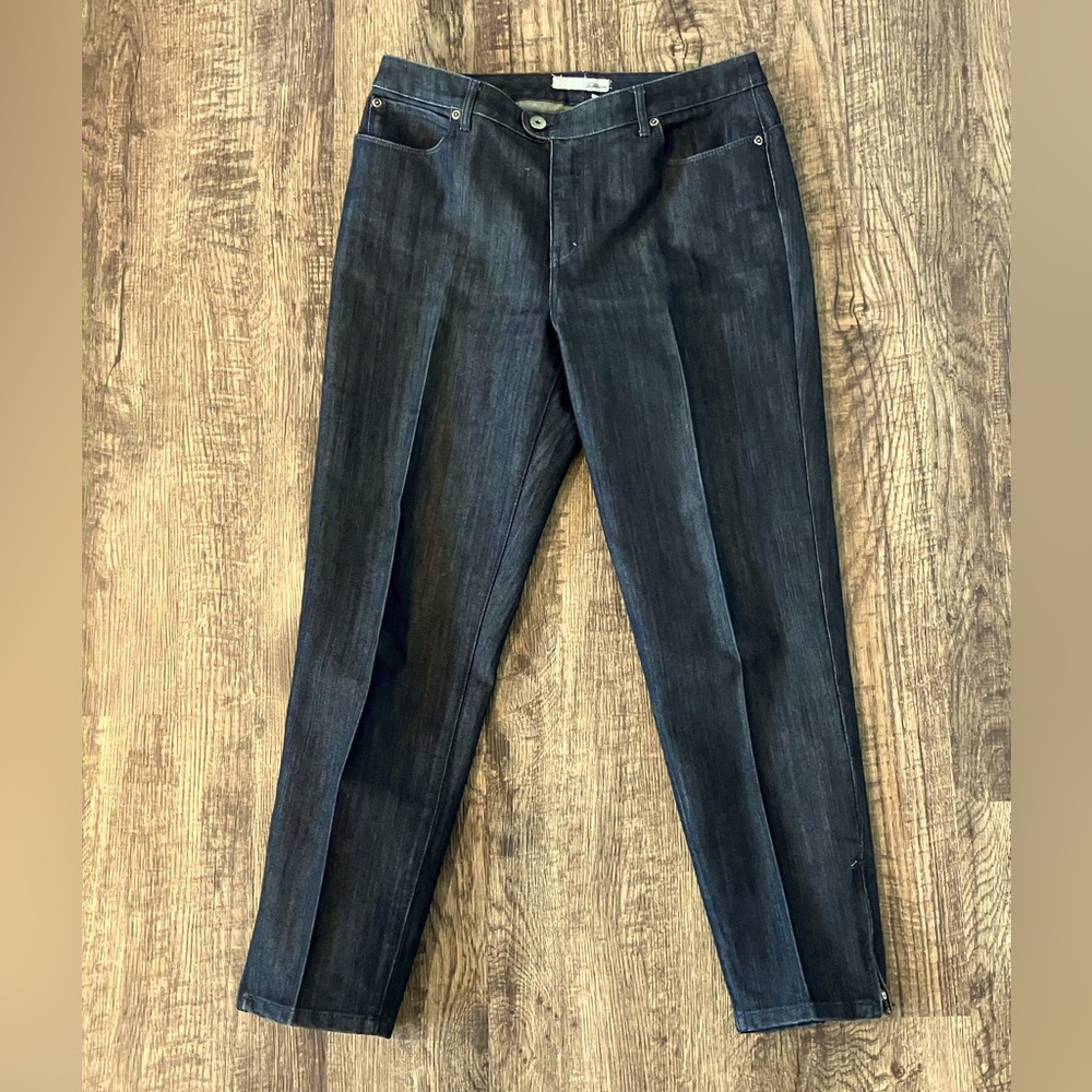 Chico’s Dark Wash Platinum Jeans size 1.5